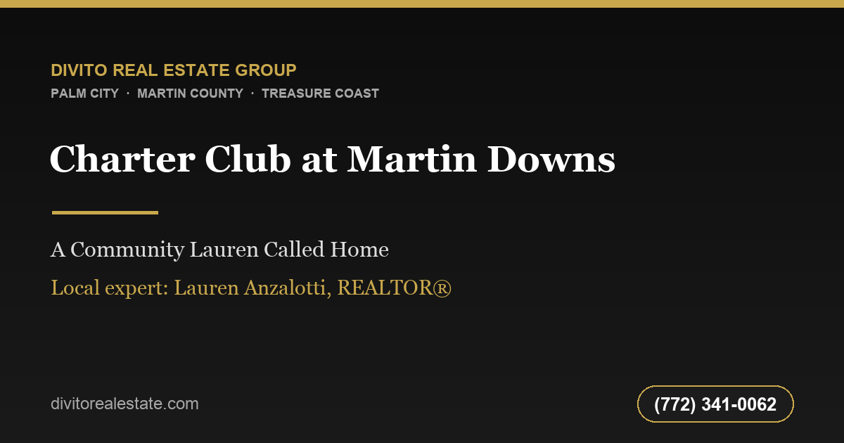 Charter Club at Martin Downs, Palm City FL