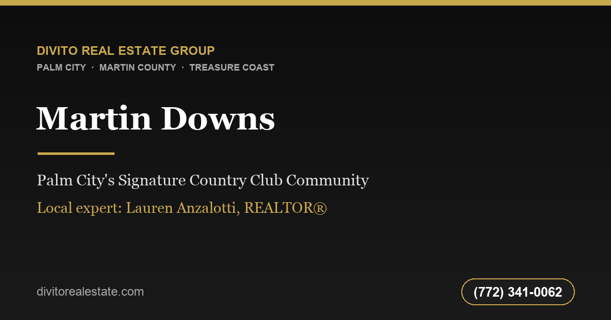 Martin Downs, Palm City FL