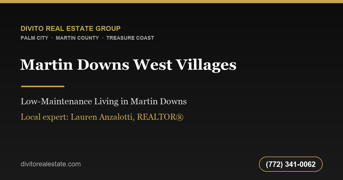 Martin Downs West Villages, Palm City FL